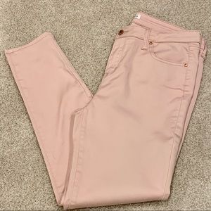 NWOT‎ Truth & Theory Pink Cotton Skinny Pants 12